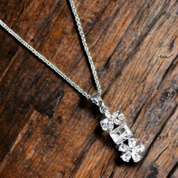 DressBerry Silver-Plated Pendant & Chain-image-12