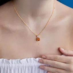 AIKA BY MINUTIAE Brass Gold-Plated Necklace-50