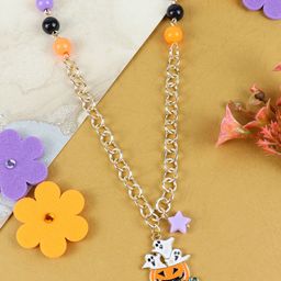 Asthetika Kids Girls Gold-Plated Artificial Beads Necklace-8