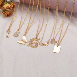 Jewels Galaxy Gold-Toned Brass Gold-Plated Necklace-2