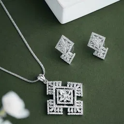ATIBELLE Sliver Plated Jewellery Set-47