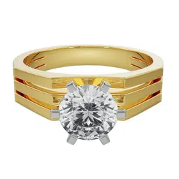 Emori Bold Solitaire Diamond Ring-image-31