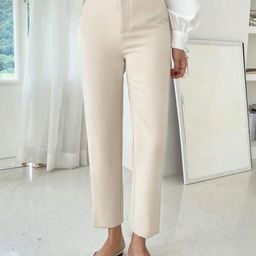 Chemistry Women Relaxed Slim Fit Easy Wash Formal Trousers-picture-8