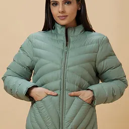 Globus Stand Collar Reversible Puffer Jacket-image-78