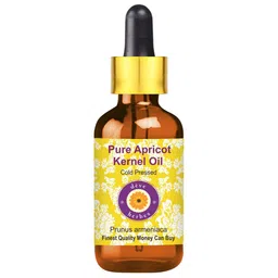 Deve Herbes Pure Apricot Kernel Cold Pressed Oil with Glass Dropper - 30ml-41