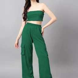 Kotty Off-Shoulder Top With Trouser Co-Ords-picture-1