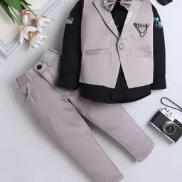 BAESD Boys Printed 3-Piece Suit-image-7