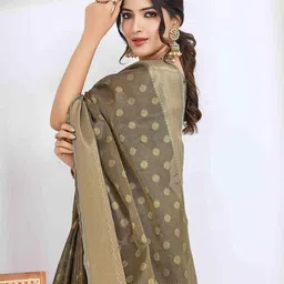 TASRIKA Ethnic Motifs Woven Design Zari Tissue Banarasi Saree-picture-32