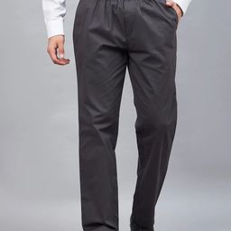 Haxor Men Pleated Relaxed Fit Trousers-image-63