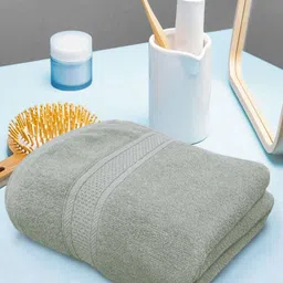 LUXEHOME INTERNATIONAL Grey 2 Cotton 600 GSM Bath Towel-image-90