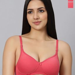 Bluenixie Pack Of 2 Half Coverage Lightly Padded Bra-picture-2