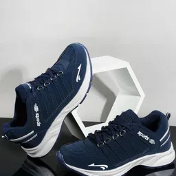 Genial Men Mesh Running Non-Marking Shoes-53