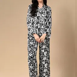 PANDORNA Floral Printed Shirt With Trouser Co-Ords-picture-18
