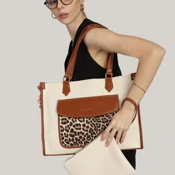 MINI WESST Women Animal Printed Structured Shoulder Bag-4