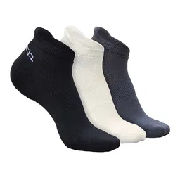 Heelium Men Pack of 3 Bamboo Super Soft Odour-Free Breathable Ankle-Length Socks-52