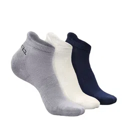Heelium Men Pack of 3 Bamboo Super Soft Odour-Free Breathable Ankle-Length Socks-26