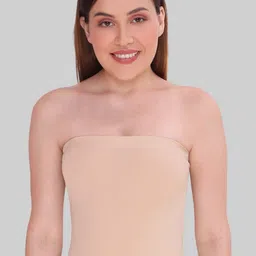 PLUMBURY seamless Strapless Crop Tube Camisole-picture-7