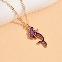 EL REGALO Girls Gold-Toned & Purple Chain-image-16