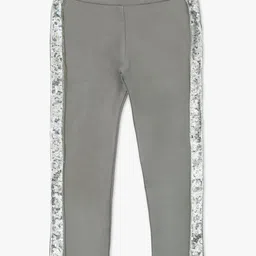 YK Girls Side Sequence Jeggings-image-89