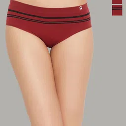 C9 AIRWEAR Pack Of 3 Seamless Mid-Rise Basic Briefs-image-90