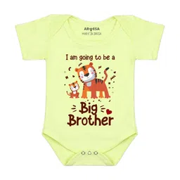 Arvesa I am going to Be Big Brother Printed Bodusuit-image-88