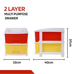 Aura Red Set of 1 Regular Drawer Organiser Organisers image 4