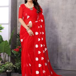 Moda Rapido Embellished Sequinned Poly Chiffon Saree-picture-7