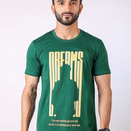 Loopers Men Graphic Printed Round Neck Cotton T-shirt-image-90