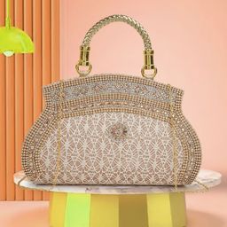 NORVE Embroidered Embellished Purse Clutch-image-58