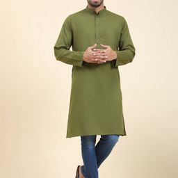 SKAVIJ Men Handloom Kurta-image-30