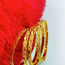 SGN fashion Gold Brass Bangles-picture-39