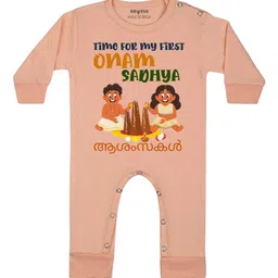 Arvesa My First Onam Printed Bodysuit-44