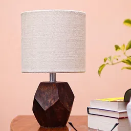 Pinecraft INTERNATIONAL Beige Sefinn Table Lamp With Cylinder Shade-picture-57