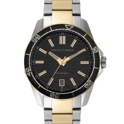 Armani Exchange Men Stainless Steel Bracelet Style Analogue Date Aperture Watch AX1956-31