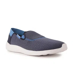 Power Men Blue Textile Walking Non-Marking Shoes-picture-19