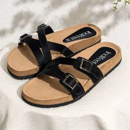 Indifeet Women Open Toe Flats-image-34