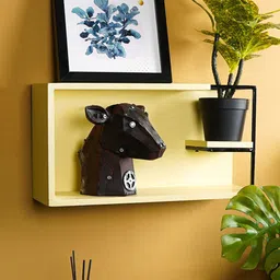 THE ARTMENT Cream MDF Planter Wall Shelves-19