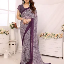 Ambuja International Leheriya Pure Georgette Leheriya Saree-image-95