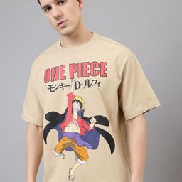 Free Authority One Piece Printed Pure Cotton Oversized T-Shirt-image-86