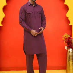 Jompers Men Ethnic Motifs Regular Kurta with Salwar-picture-40