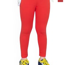 FRENCH KLEIDER Girls Pack Of 2 Mid-Rise Churidar-Length Leggings-picture-48