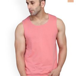 SLOWLORIS Pack Of 2 Round Neck Combed Cotton Gym Vests-picture-49