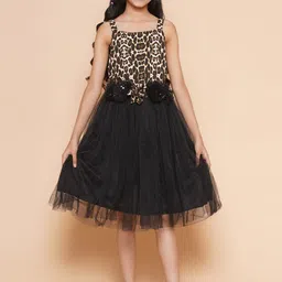 JAKANARY Animal Print Fit & Flare Dress-image-25
