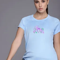SZN Women Printed Round Neck T-shirt-picture-17