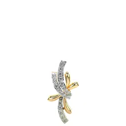 VALANOVA Women 14K Yellow Gold Pendant Diamond 1.28 gm-picture-10
