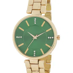 THE SHOPOHOLIC Women Stainless Steel Straps Analogue Watch CK-GREEN-2BR-picture-30