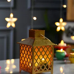 MARKET99 Yellow Candle Holder-5