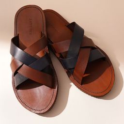 JAYPORE Men Open Toe Flats-image-5