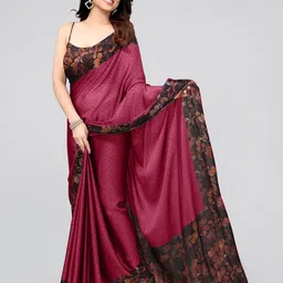 MIRCHI FASHION Floral Printed Bordered Saree-image-25