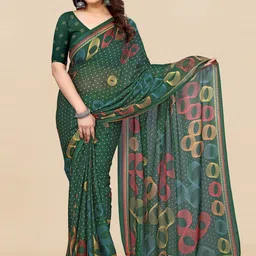 KALINI Geometric Printed Saree-image-72